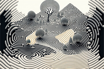 Zen Garden Design Wallpaper 3