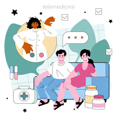 Wall Mural - Family doctor concept. Modern medicine treatment, expertize