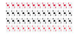 © Yaroslav - All playing cards icon on white background. Club, diamond, heart, spade illustration.