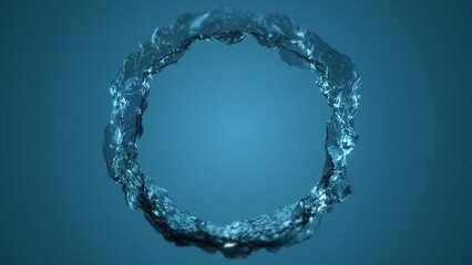 Wall Mural - water flowing patterns fx texture animation loop/ 4k animation of an abstract water fx flowing textu