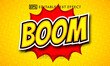 © anggi wibisono - Comic cartoon boom editable text effect