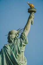 Statue Of Liberty Against Blue Sky