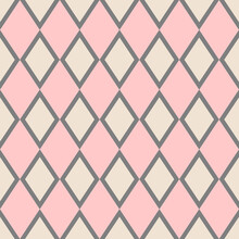 Tile Vector Pattern With Grey And Pink Background Wallpaper