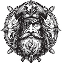 Pirate Head Emblem