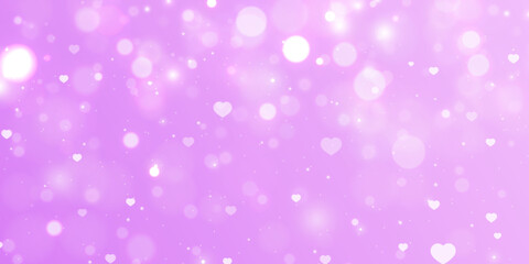 Poster - Elegant Valentine's Day background with light effects and gradient. For web design and illustrations.