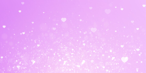Poster - Elegant Valentine's Day background with light effects and gradient. For web design and illustrations.