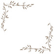 Leinwandbild Motiv Set of leaves on PNG White transparent background Cover. Stock vector illustration. 02