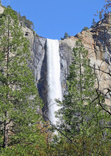 Bridalveil Fall Vertical - Yosemite - California