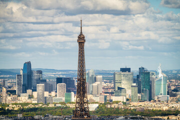 Poster - Top of Eiffel Tower in Paris, France