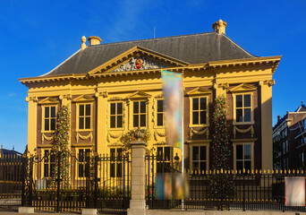 Wall Mural - External view of Mauritshuis, art museum in The Hague, South Holland, Netherlands.