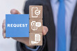 © wladimir1804 - Concept of online electronic request. Business Web Online Submission Service.