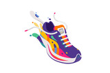 Fototapeta Młodzieżowe - Running Shoes Event 
