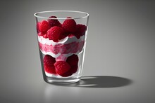 Generative AI's Raspberry Eton Mess: A Sweet And Fruity Delight In A Glass Cup
