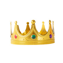 Realistic Golden Crown Cutout, Png File.