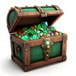 © Mauro - A magical treasure chest filled with crystals