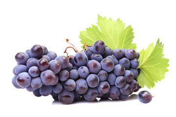 Wall Mural - Bunch of grapes isolated 