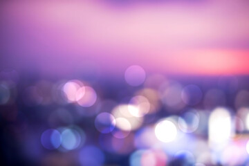 Wall Mural - Purple abstract bokeh background blur