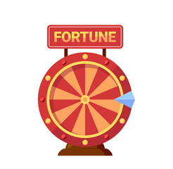 Wall Mural - Fortune Spinning Wheel For Online Promotion Events. Concept Of Gamble Games, Online Casino, Winning Discount, Jackpot