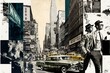 collage art about New York city, ai generated