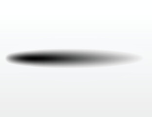 Wall Mural - shadow effect. realistic blurred edges shadow of isolated template. oval drop shadow for any vector 