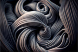 Fototapeta  - Wavy layers of soft fabric as panorama background