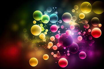 Wall Mural - Desktop background backdrop bubbles