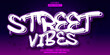 © GMZ - Graffiti text effect, editable street vibes text style