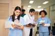 © Suriyo - Asian woman are doctor student education in hospital university