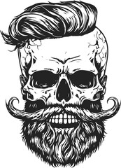 skull hipster