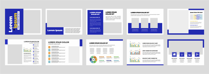 Poster - Minimalist business presentation template