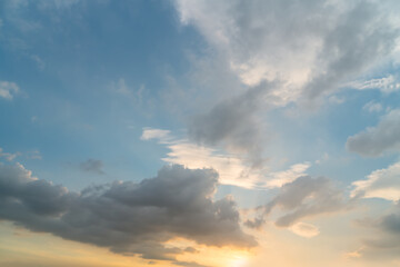 Wall Mural - sky blue background. sky cloud clear