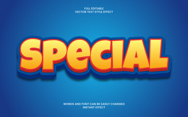 Wall Mural - Special Text Effect