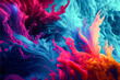 Abstract colorful wallpaper background. Generative AI.