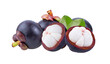 mangosteen on transparent png