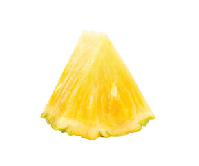 Wall Mural - piece of pineapple with slices on transparent png