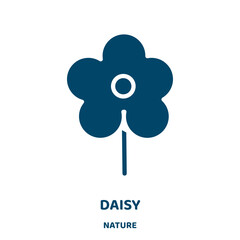 Wall Mural - daisy vector icon from nature collection. nature filled flat symbol for mobile concept and web desig