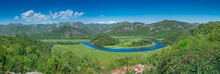 Skadar Lake And Crnojevica River In Montenegro