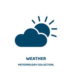 Canvas Print - weather vector icon from meteorology collection. winter filled flat symbol for mobile concept and web design. Black cold glyph icon. Isolated sign, logo illustration. Vector graphics.