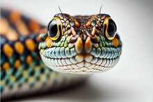 Garter Snake Looking At Camera