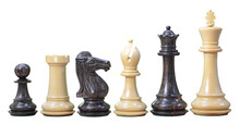 Chess Pieces Isolated On White