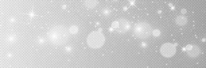 Fototapete - Brilliant gold dust vector shine. Glittering shiny ornaments for background. Vector illustration.	