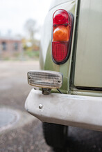 Close-up Rear View Of A Classic Car, The R4