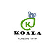 kogo letter ''K'' with koala collaboration