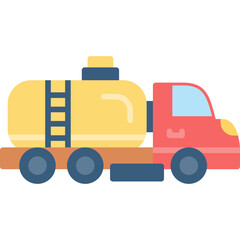 Wall Mural - Tanker Truck Icon