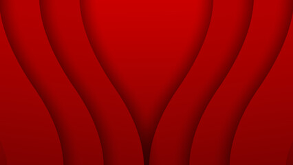 Wall Mural - 3d style red background