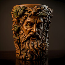 Antique Porcelain Vase From Roman Culture