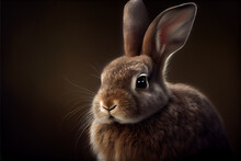 Rabbit Portrait, Generative Ia
