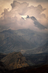 Wall Mural - Annapurna Circuit in Nepal taken in May 2022