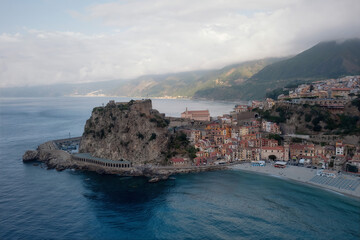 Wall Mural - Scilla in southern Italy taken in May 2022