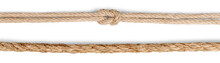 Tied  Square Knot, Linen Rope